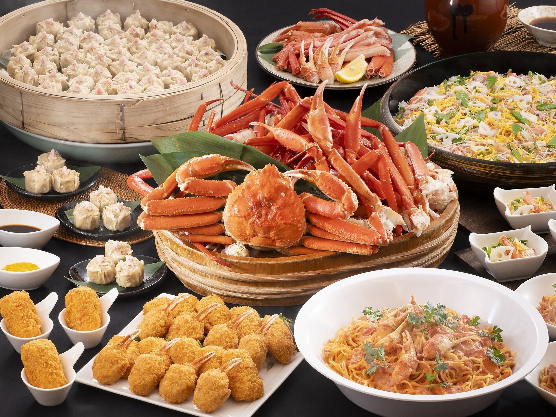 【期間限定】蟹料理も食べ放題