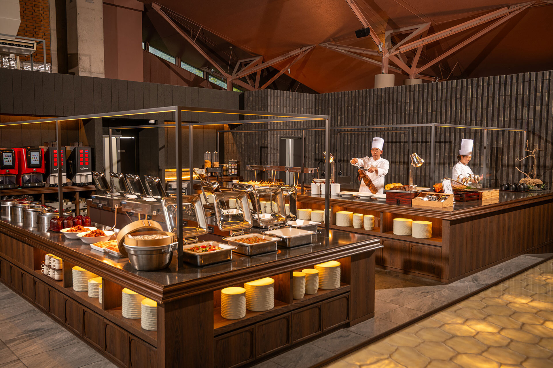 バイキング会場