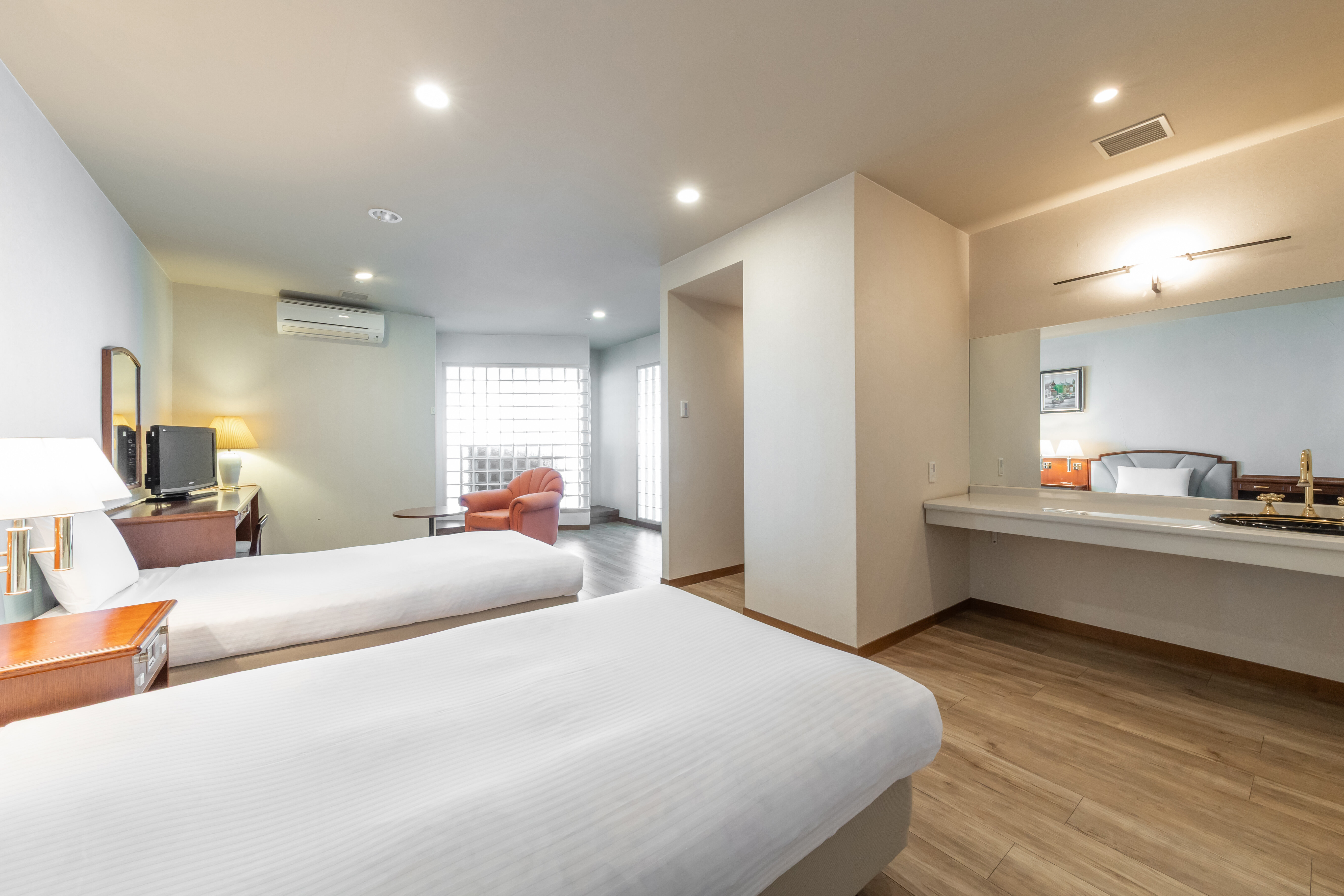 【最上階オーシャンビュー】デラックス和洋室